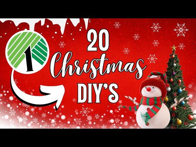 Best Dollar Tree Christmas DIYs