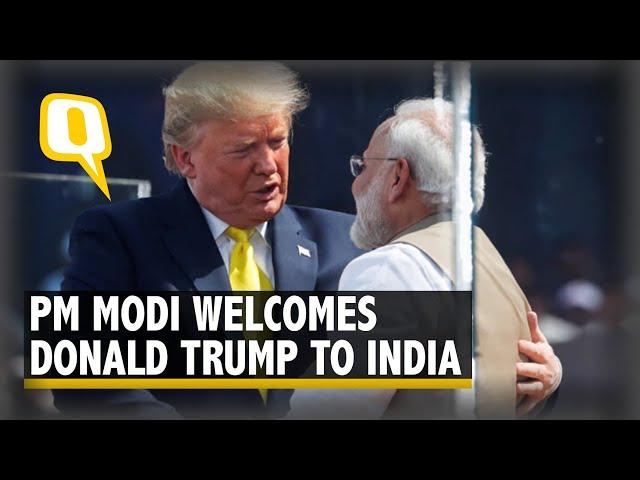 Namaste Trump Live: US President Donald Trump Arrives in India