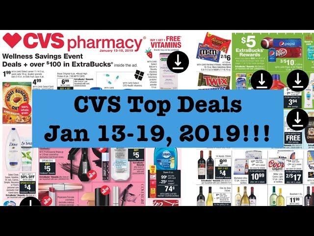 CVS Extreme Couponing Top Deals| Jan 13-19, 2019| Free Crest, Free Hair care, Cheap Makeup & More!