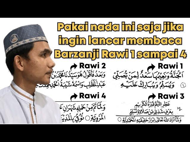 Inilah irama membaca Barzanji Rawi 1 sampai 4 yang disukai banyak orang