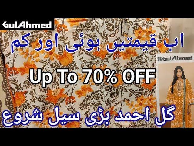 GulAhmed Summer Season End Sale Upto 70% Off || GulAhmed Pret Collection September 2024