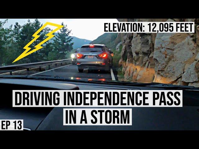 SCARY Drive on Independence Pass & A Day in Aspen, Colorado