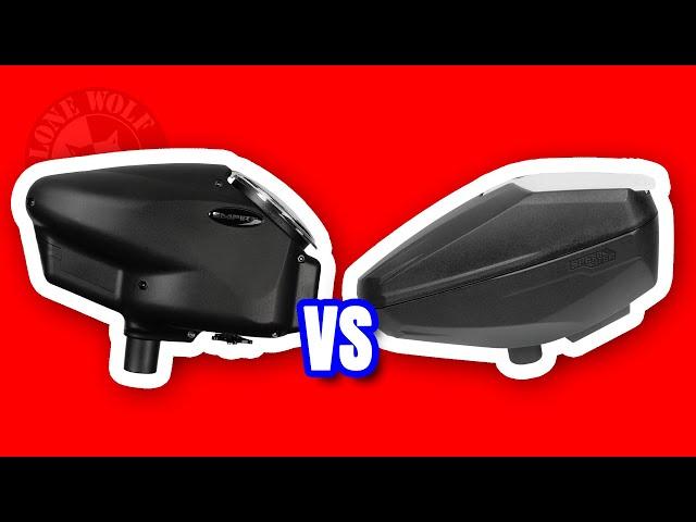 Empire Halo Too vs Planet Eclipse Protoyz Speedster Loader | Hopper Comparison | Lone Wolf Paintball