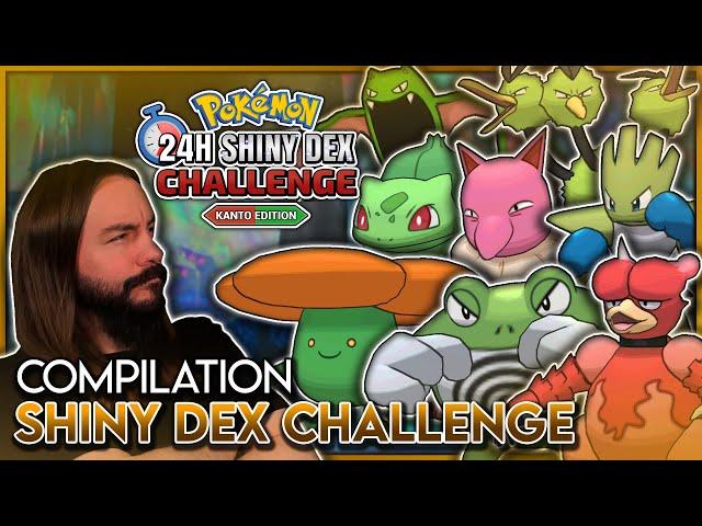 MES 16 SHINY DU SHINY DEX CHALLENGE : EDITION KANTO | COMPILATION DE REACTIONS