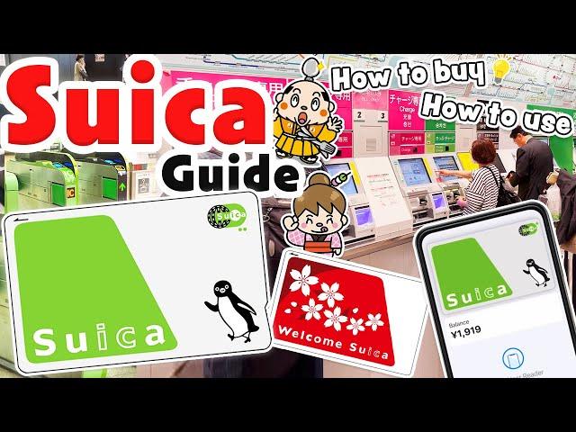 Suica Card Japan / Things to know before traveling to Japan, Tokyo