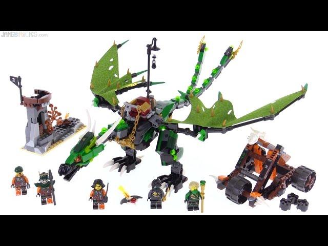 LEGO Ninjago Green NRG Dragon review! 70593