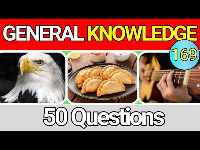 Educational General Knowledge Quiz Trivia 169 | Can You Answer All 50 Questions Correctly? 2024