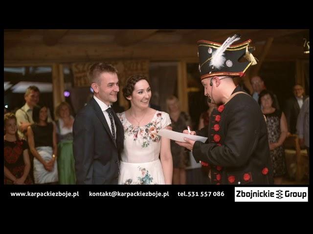 Zbójnicka animacja na weselu z najlepszą kapelą góralską #kapelagóralska #karpackiezbóje