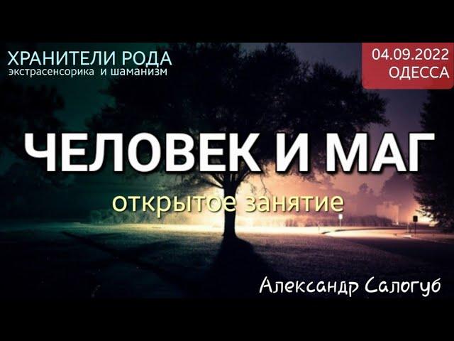 ЧЕЛОВЕК И МАГ / МАГИЧЕСКОЕ СОЗНАНИЕ / открытое занятие / Александр Салогуб