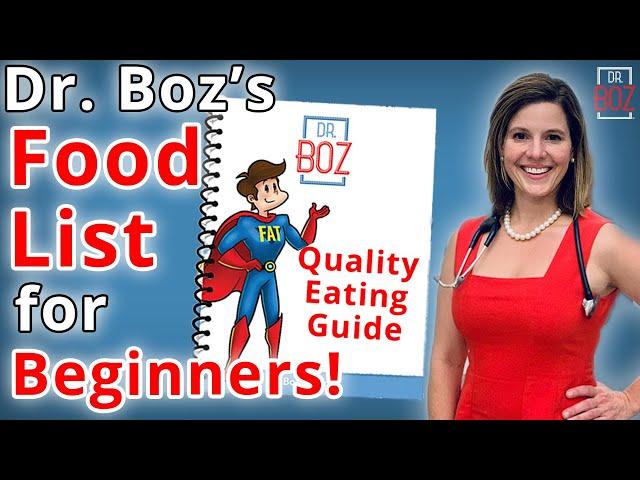 Keto Food List for Beginners, the ultimate eating guide! - Dr. Boz