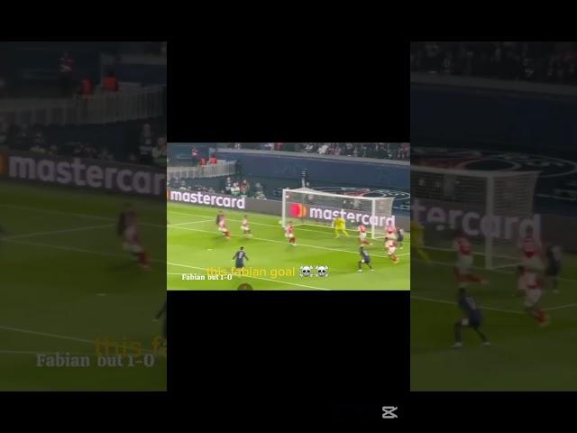 fabian ️️️ #football #ucl #paris #psg #volley #shorts
