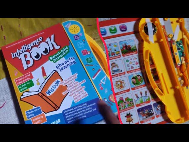 How it works? Intelligence Book for children learning, educational toys