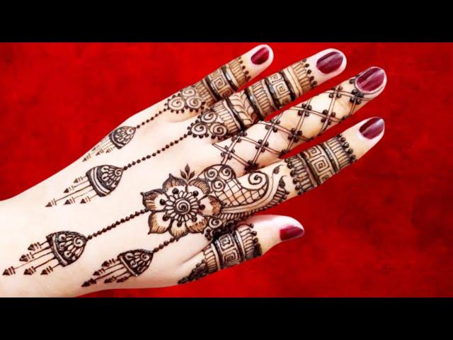 Most Beautiful Jhumka Style Henna Design || Sam Henna Creations