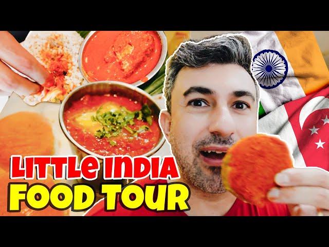 LITTLE INDIA SINGAPORE - 6 LOCATIONS in 9 MINUTES!  | #streetfoodvideos #littleindiafood #foodtour