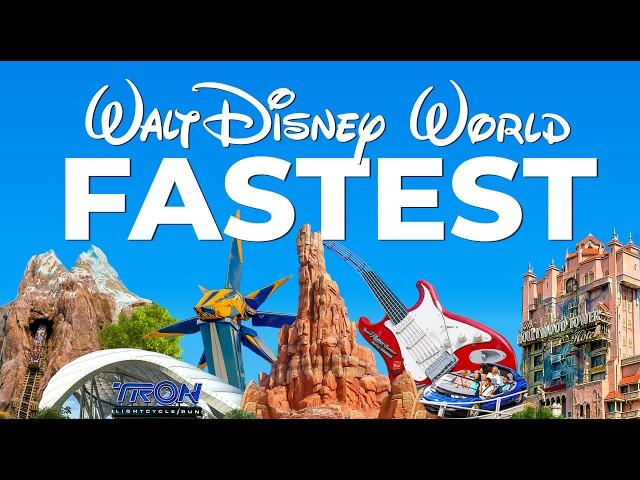 Top 10 Fastest Rides at Walt Disney World - Full Guide