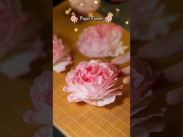 Tissue Paper Flower  please subscribe if you like my video 