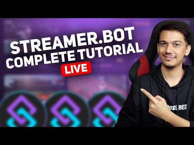 STREAMER.BOT Complete Setup Live -- EXPOSUREEE