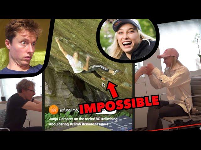 Olympic Climbing Gold Winner Janja Garnbret IS THE GOAT! Mani Reacts