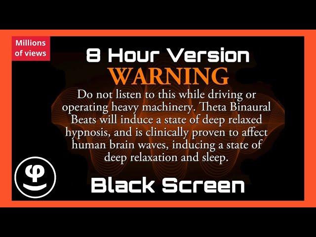 Deep Sleep | Sacral  Chakra | Binaural Beats | Black Screen | 432Hz