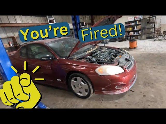 ANGRY TECHNICIAN! Customer Gets FIRED! Car kicked out! #repair #mechanic