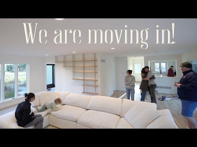 Moving day! We're finally moving out after 4 months of house renovation