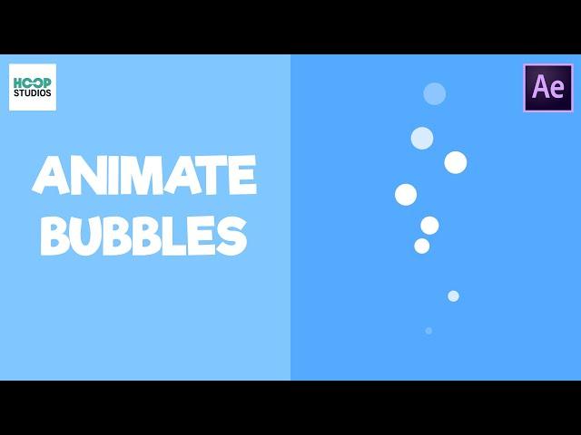 How to animate Bubbles in After Effects | Tutorial