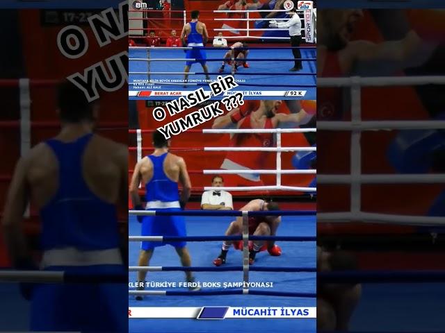 92K. Berat ACAR - Mücahit ILYAS 2023 Türkiye boks şampiyonası finali