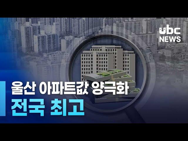 울산 아파트값 양극화 전국 최고 20240901