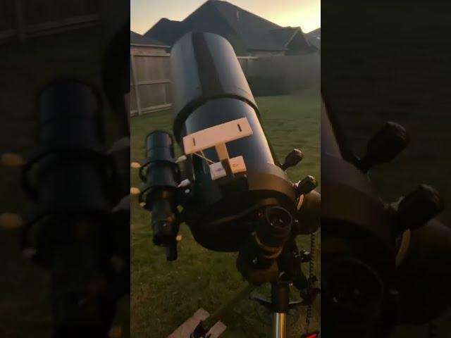 How the MOON looks like through a Telescope! #shorts #wow