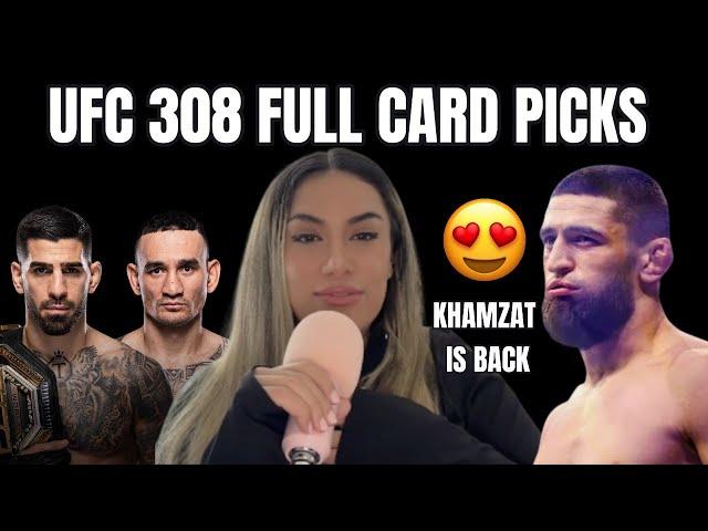 UFC 308 FULL FIGHT CARD QUICK PICKS