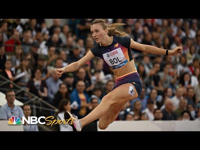 Femke Bol breaks meet record in dominant Lausanne 400 hurdles win | NBC Sports