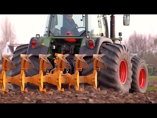 Fendt 312 Vario with 7 furrow Rumptstad WE-7 ECO- on-land plough / ploegen | Maris Oudenmolen