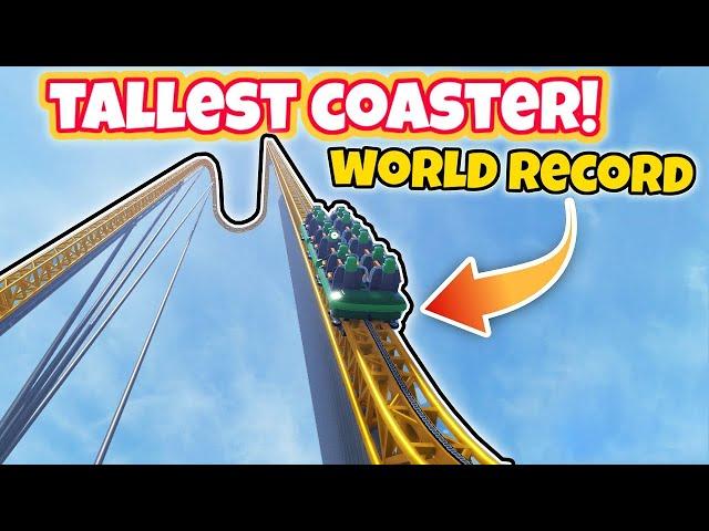 I Built The *TALLEST* Coaster in Theme Park Tycoon 2!