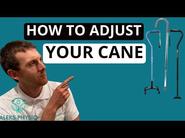 How To Measure and Size A Walking Cane Correctly | Aleks Physio