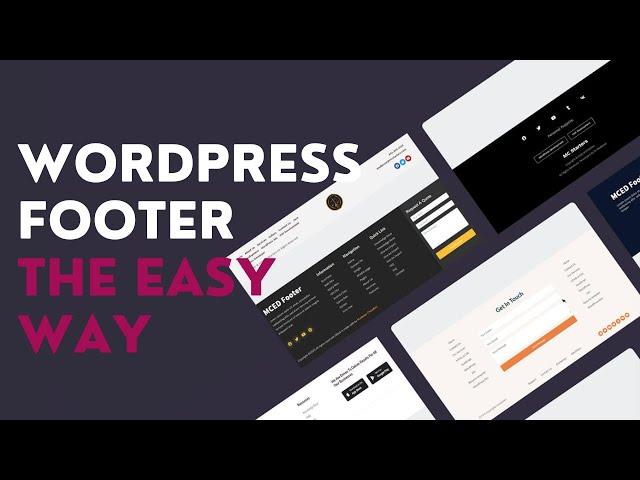 How to Create Footer in WordPress Elementor - Free WordPress Footer Template