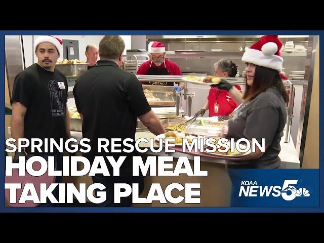 Colorado Springs Rescue Mission expected to feed hundreds this afternoon