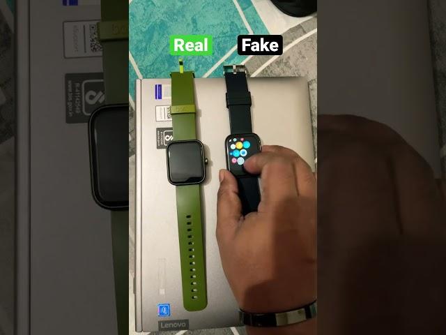 Fake smartwatch vs real Smartwatch.original and fake. #shorts #fake #real #realvsfake #smartwatch