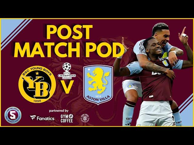 CHAMPIONS LEAGUE: POST MATCH FINAL WHISTLE POD - BSC YOUNG BOYS vs ASTON VILLA