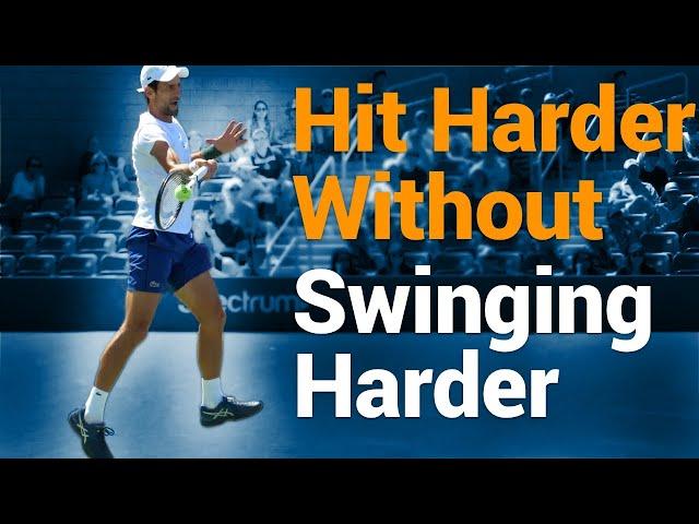 Get Forehand Power WITHOUT swinging harder.