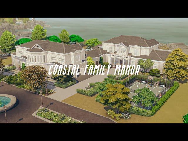 COASTAL FAMILY MANOR | The Sims 4 Stop Motion