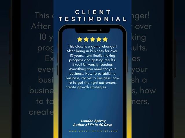 What our clients say about Excell #testimonial #clientreviews #happycustomer #satisfiedclients