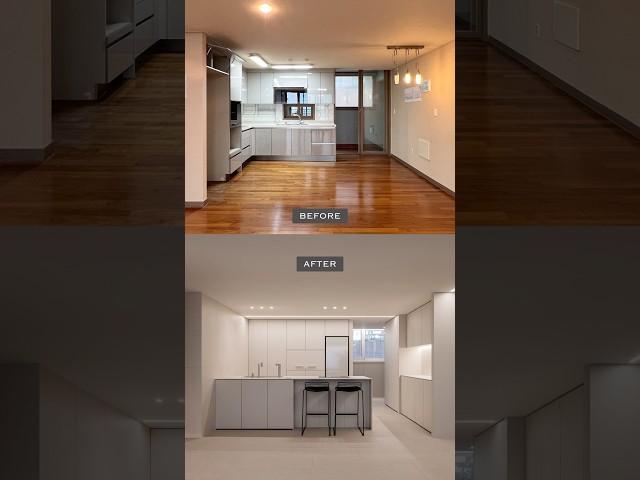 사용자에 맞게 달라진 공간, 새로운 집 | 30평대 아파트 주방 인테리어 #아파트인테리어 #주방인테리어