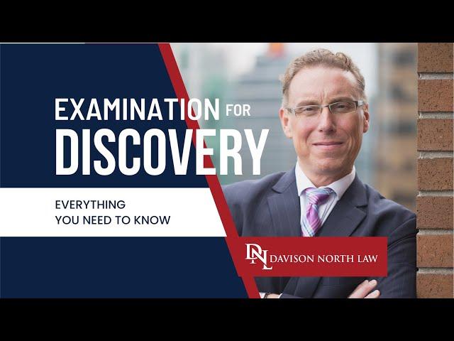 Tips for an Examination for Discovery