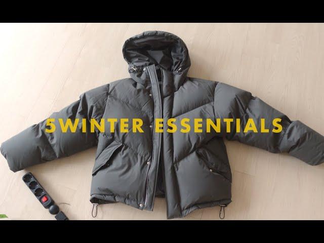 올겨울 나의 5가지 에센셜 아이템 소개, 5 winter essentials