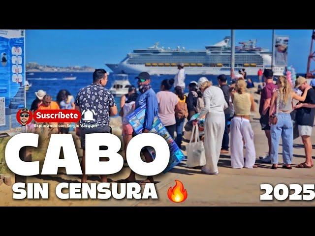 CABO SAN LUCAS  SIN CENSURA así luce hoy Playa Bikini Fiesta 2025