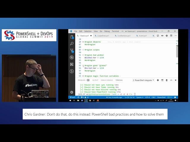 Don't do that, do this instead: PowerShell worst practices and how to solve them by Chris Gardner