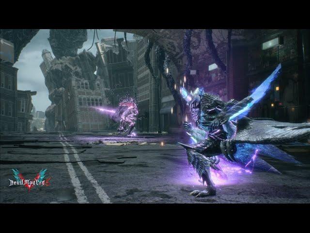 DMC5 Vergil vs Cavaliere Angelo DMD No damage