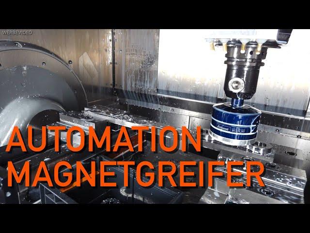 Automation Magnetgreifer CNC Fräsmaschine Technologie