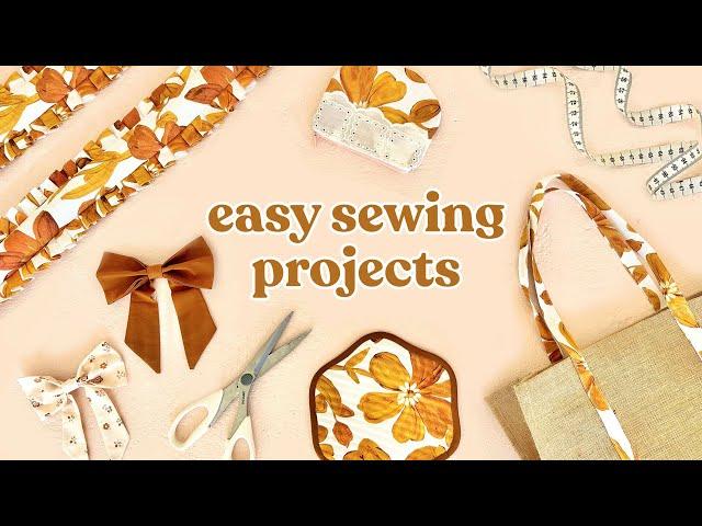 5 Easy Sewing Projects To Make! | Step-By-Step Sewing Tutorial