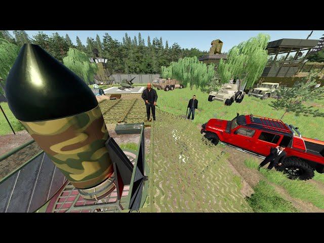 Police Find Secret Nuke in Abandoned Army Base | Farming Simulator 22